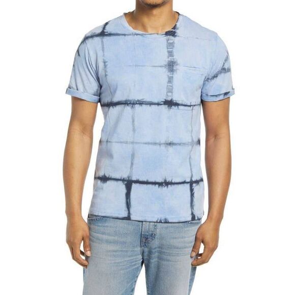 NWT - Blank NYC Checked Out Tie Dye Pocket T-Shirt - Picture 1 of 6